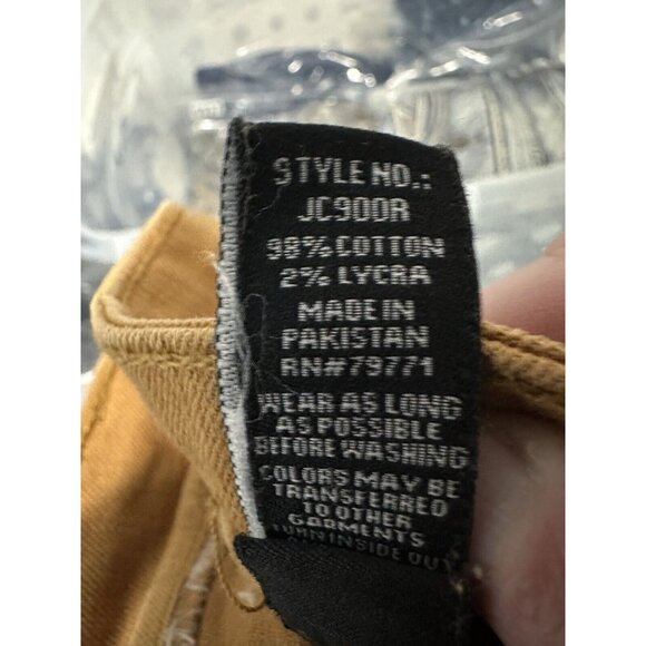 Jordan Craig Collin’s Distressed Caramel Brown Denim Jeans Size 42X32 - Picture 7 of 9